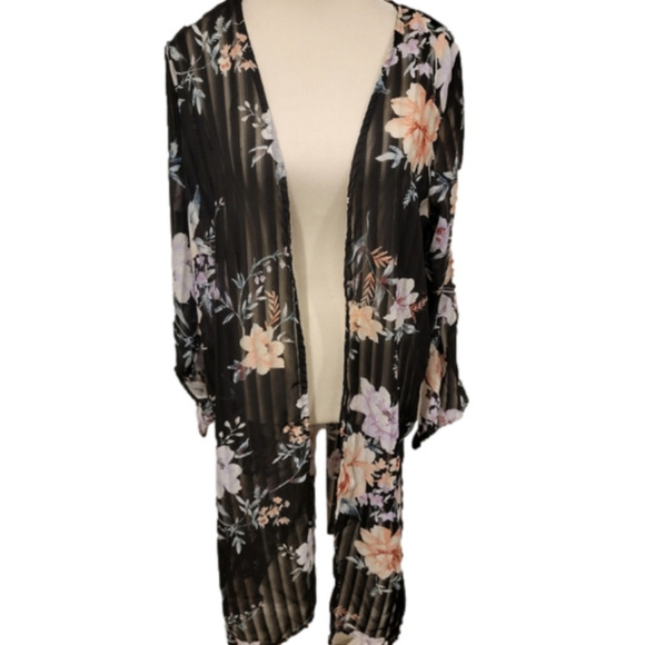 IRIS Kimono With Tie Sleeves Size M - Picture 1 of 6